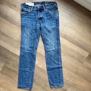 A&F Medium Wash Slim Fit Jeans